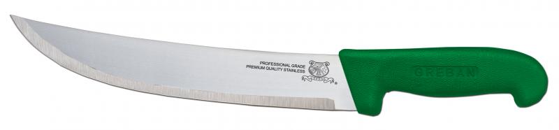 12-inch Steak Knife with Green Polypropylene Handle 1 12-inch Steak Knife with Green Polypropylene Handle